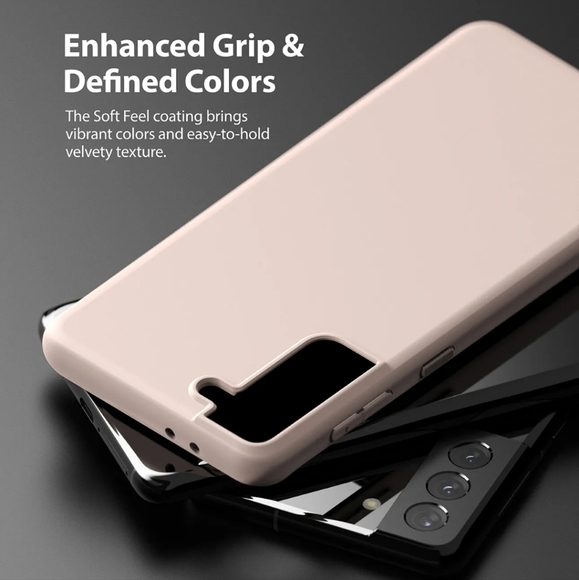 Galaxy S21+ Plus [AIR-S] Ringke Case Weightless as Air Light Cover Pink Sand - Picture 8 of 8